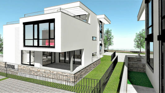 Villa in Potsdam - Ansicht A4-2