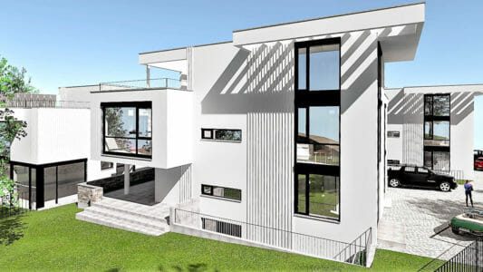 Villa in Potsdam - Ansicht B3-2