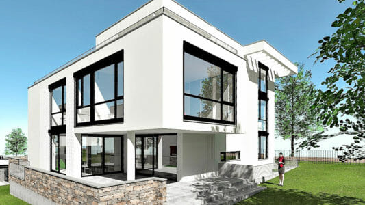 Villa in Potsdam - Ansicht B4-2