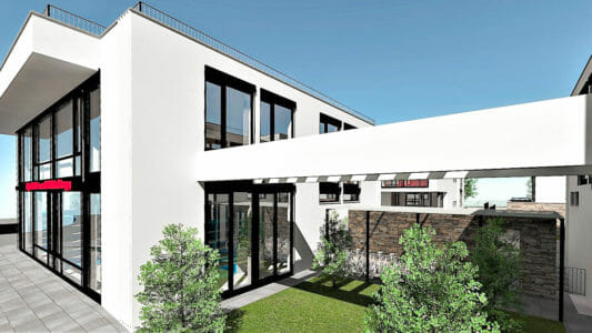 Villa in Potsdam mit Arztpraxen und Apotheke - Ansicht C1-2