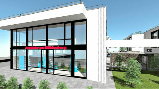 Villa in Potsdam mit Arztpraxen und Apotheke - Ansicht C2-2