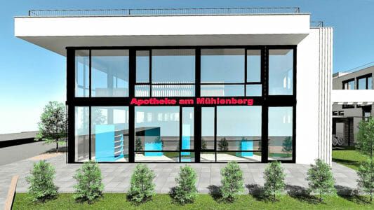 Villa in Potsdam mit Arztpraxen und Apotheke - Ansicht C3-2