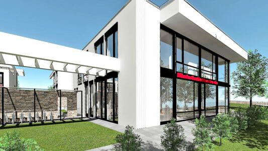 Villa in Potsdam mit Arztpraxen und Apotheke - Ansicht D1-2