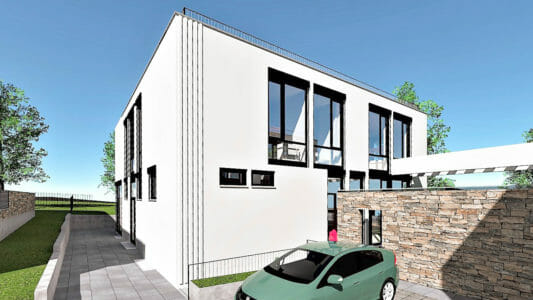 Villa in Potsdam - Ansicht D2-2