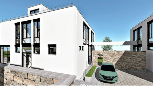 Villa in Potsdam - Ansicht D3-2